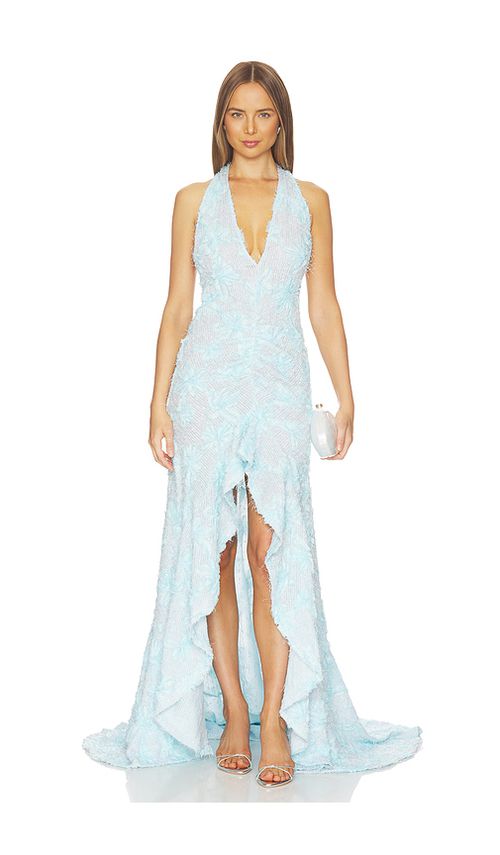 Sonya Moda Noorah Gown in Blue. S. Also in M