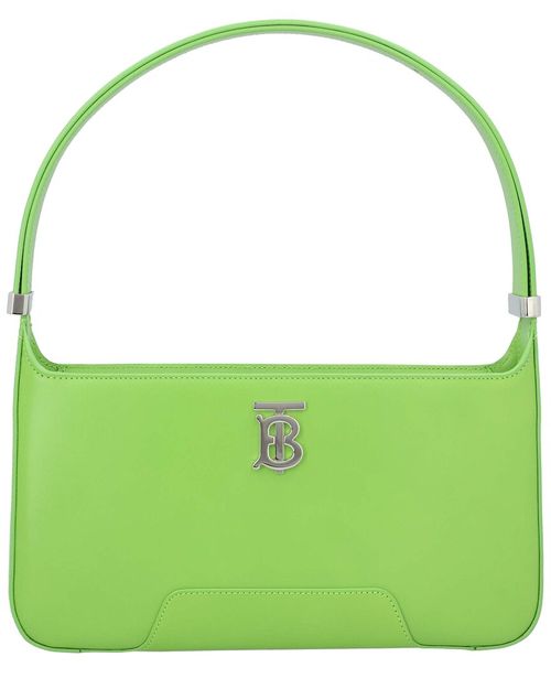 Green Calfskin Shoulder Bag with Logo, Never Carried (Authentic Pre-  Loved)