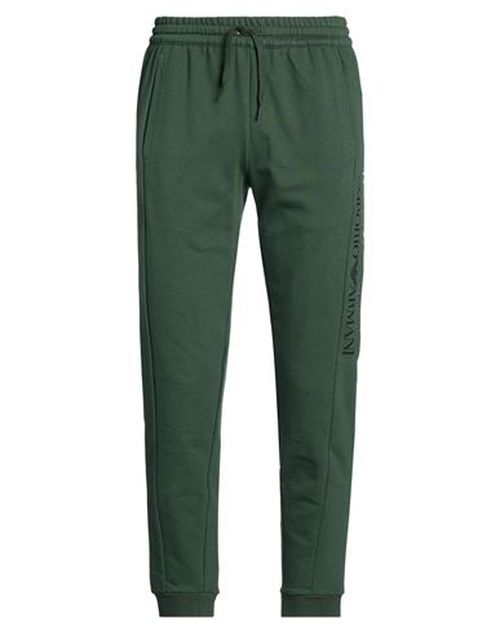Man Pants Green Size S Cotton