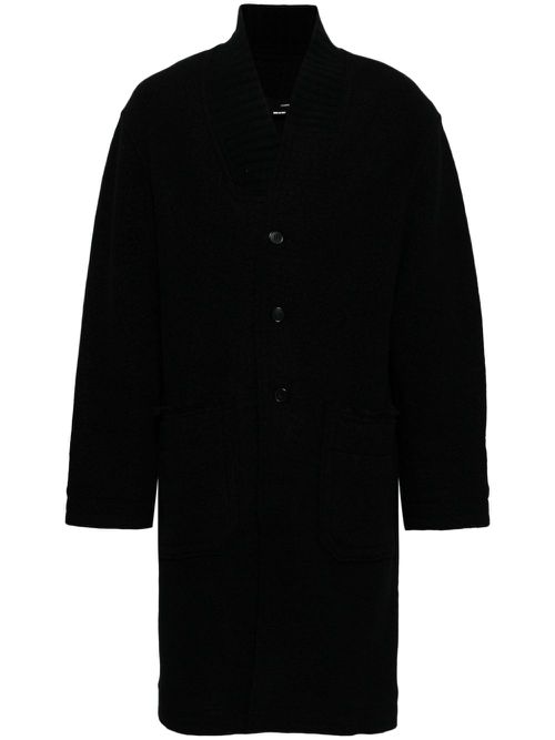 Single-breasted coat - Black