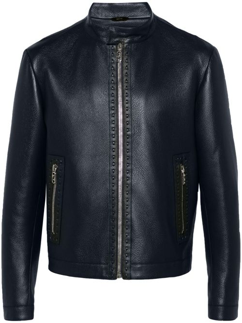 Selleria leather jacket - Blue