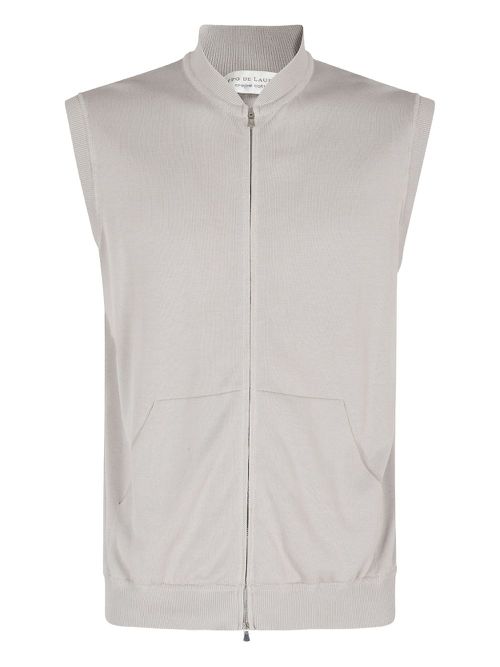 Zip-up vest - Grey