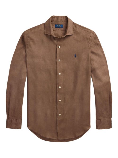 Linen shirt - Brown