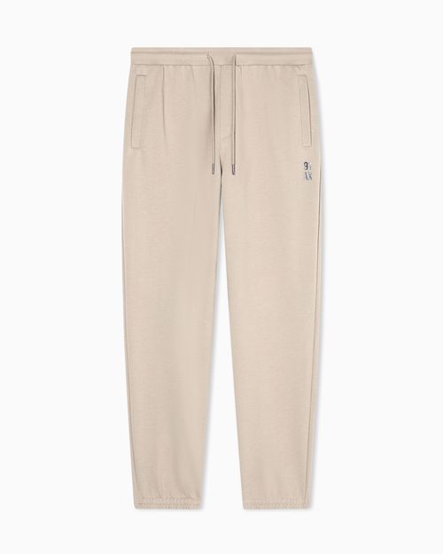 Diagonal sweatpants in comfort fit cotton