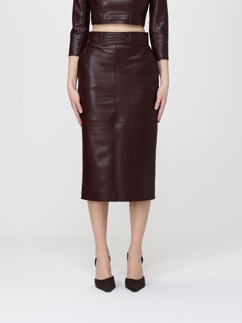 Skirt Woman color Brown