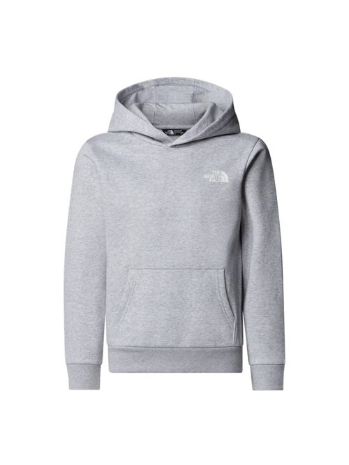 Kids Grey Solid Hoodie