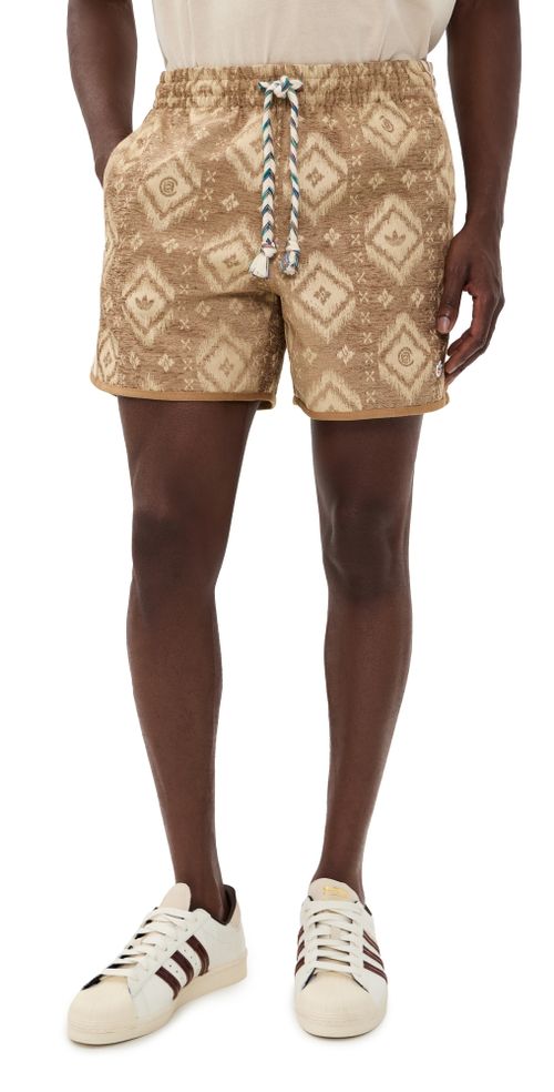 X Edison Chen Ikat Shorts 5.5 Warm Sandstone