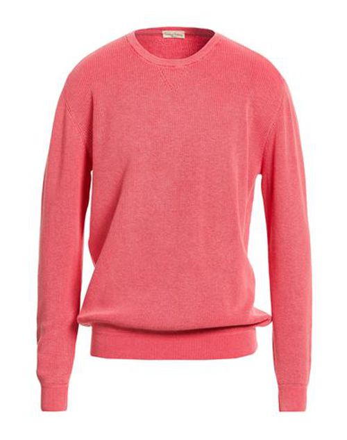 Man Sweater Coral Size 44 Cotton