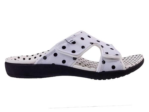 Kholo Polka Dot Orthotic Slide Sandals
