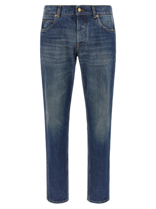Straight-Leg Jeans — Blue