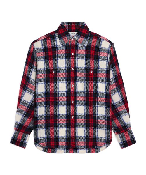 Shirt IN checked cashmere