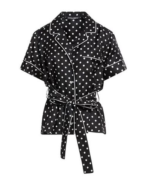 Woman Shirt Black Size 8 Silk