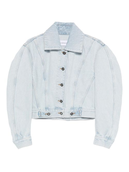 Classic Collar Button-Front Jacket with Back-to-Front Effect