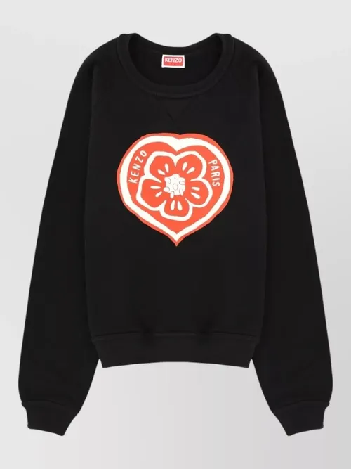 Kenzo - knit crew neck sweater graphic print