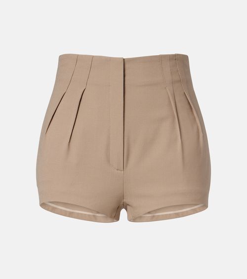 Pleated shorts