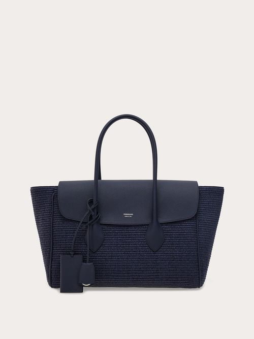 Men Tote bag East-West (XL) Blue