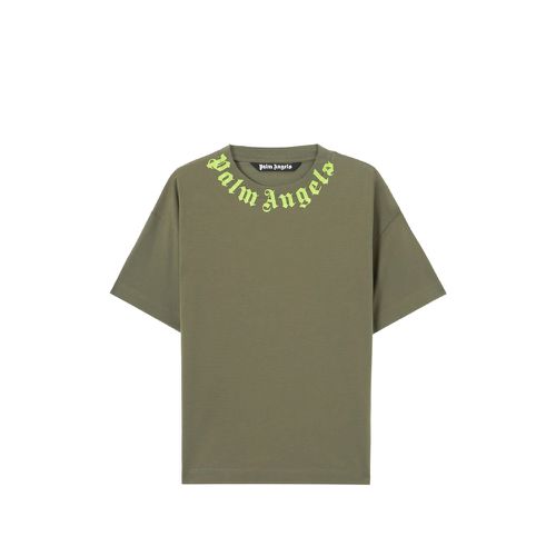 Logo-neckline T-shirt