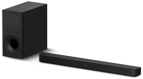 Black HTS400 2.1ch Soundbar With Powerful Wireless Subwoofer