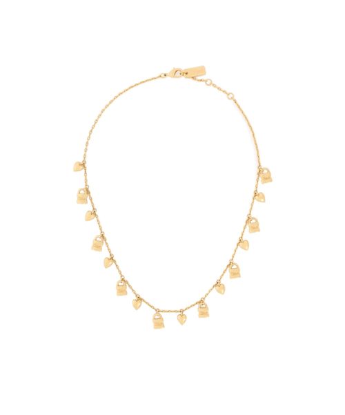 Mini Paddington charm-detail cable-link necklace