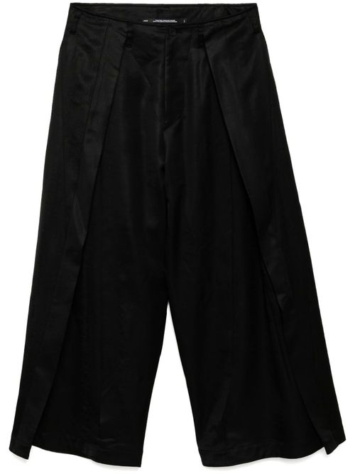 Cupro trousers - Black