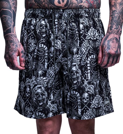 Creeping Death Ewaist Boardshort, BLACK