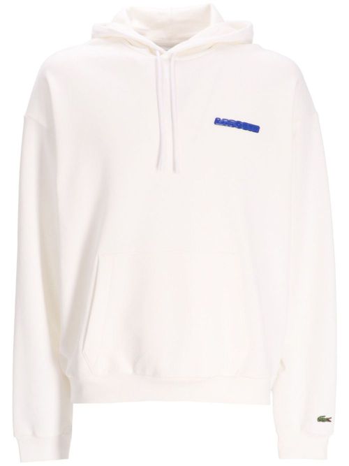 Logo-print hoodie - White