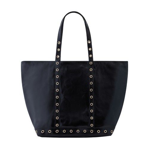 Large leather Cabas tote