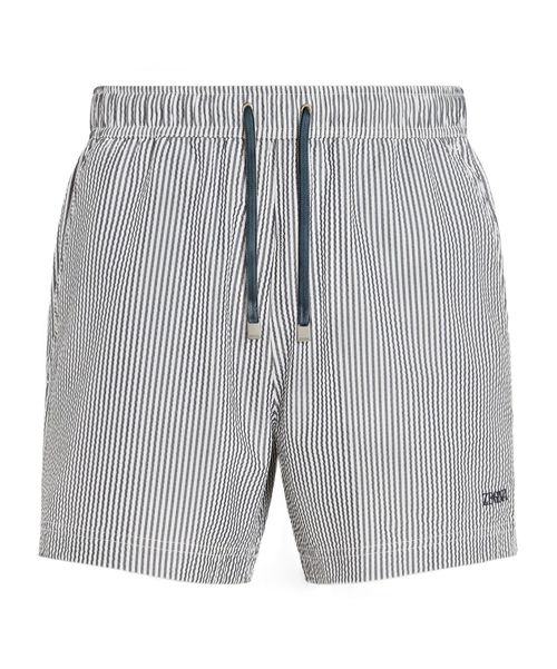 Striped Swim Trunks