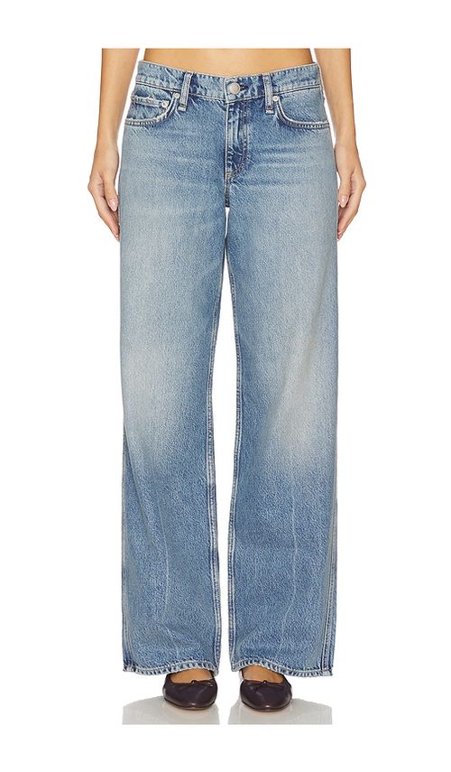Rag & Bone Cam Low Rise Full Straight Jeans in Blue. 31. Also