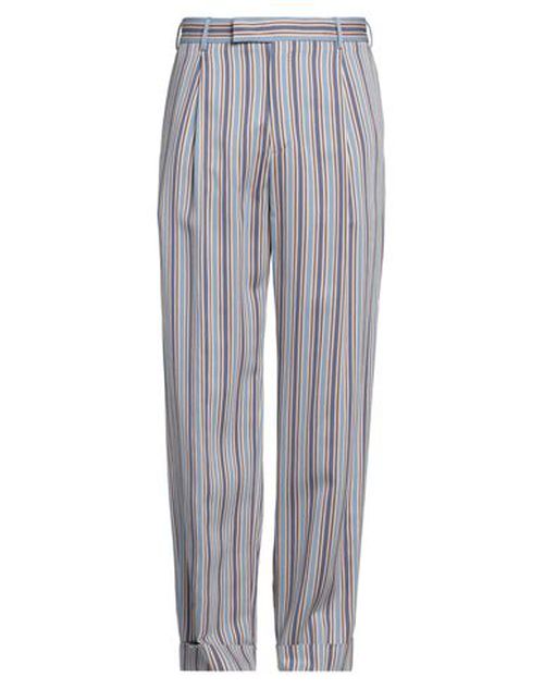 Man Pants Light blue Size 34 Viscose, Polyamide