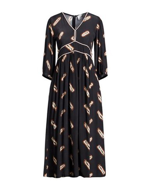 Woman Midi dress Black Size 0 Viscose, Polyester