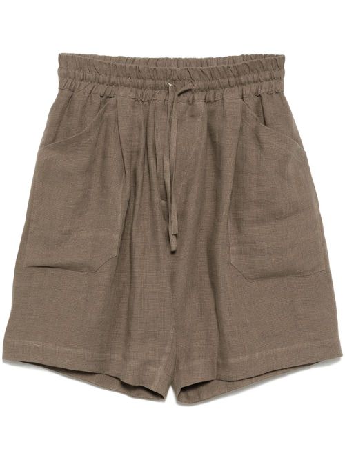 Drawstring waist short - Neutrals