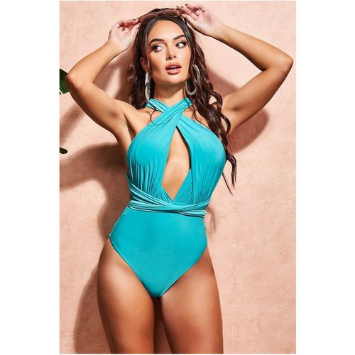 Goddiva Multiway Swimsuit - Turquoise