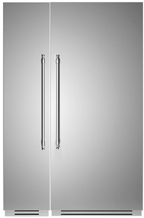 Bertazzoni Heritage Side-by-Side Column Set with 36" Refrigerator and 18" Freezer in Stainless Steel BERTREFFRHER
