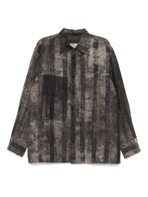 Ziggy Chen printed shirt - Grey