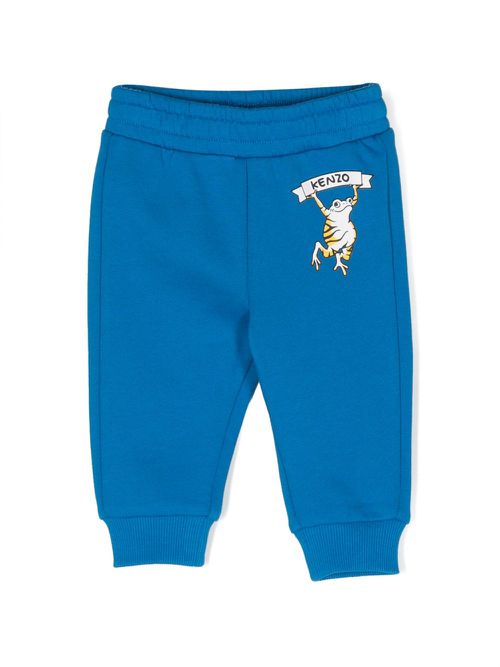 Logo-print leggings - Blue