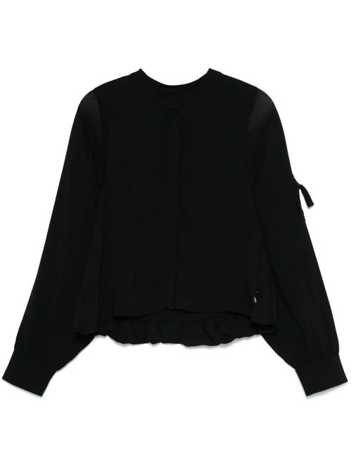 W H 8 blouse - Black