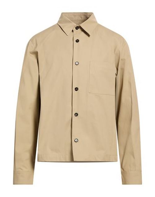 Man Shirt Beige Size M Cotton