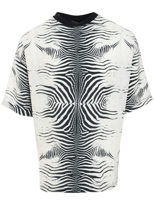 Zebra-print t-shirt - White