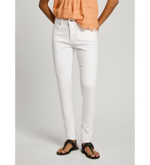 Pepe Jeans for woman. PL204728TC7 Jeans in skinny fit Regent white (31/30), Casual, Cotton, Denim, Sustainable