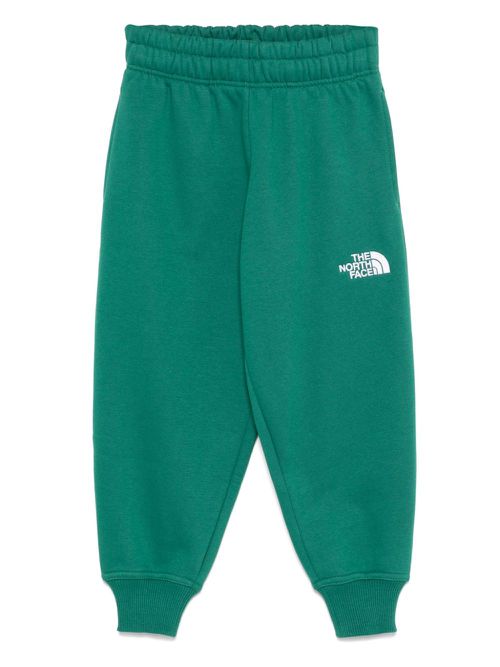 Logo-embroidered track pants - Green