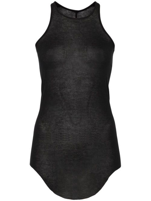 Ribbed tank top - Black