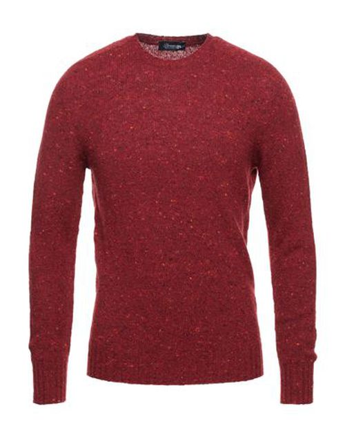 Drumohr Man Sweater Red Size 46 Virgin Wool, Cashmere, Polyamide