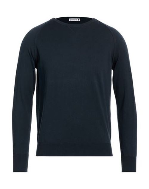 Man Sweater Navy Size 36 Cotton