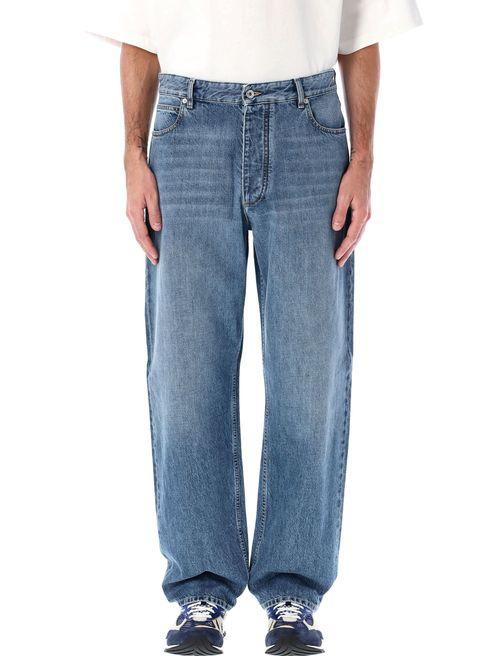 Relaxed Fit Cotton Jeans - Size 50
