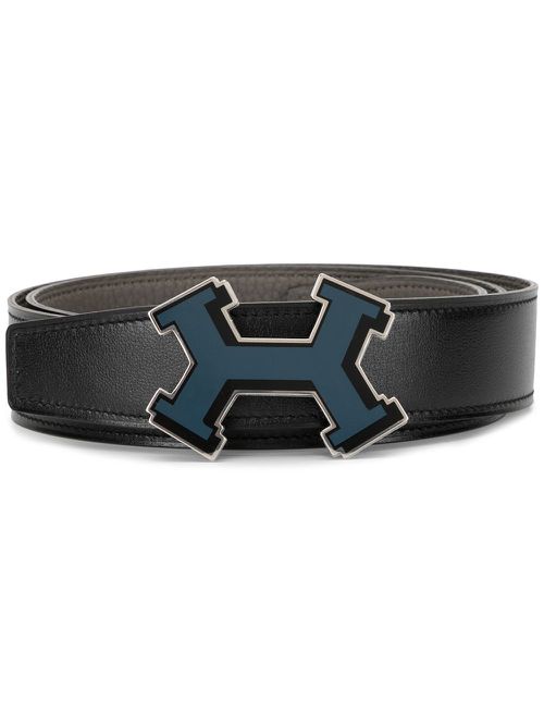 2017 pre-owned Constance reversible belt - Black