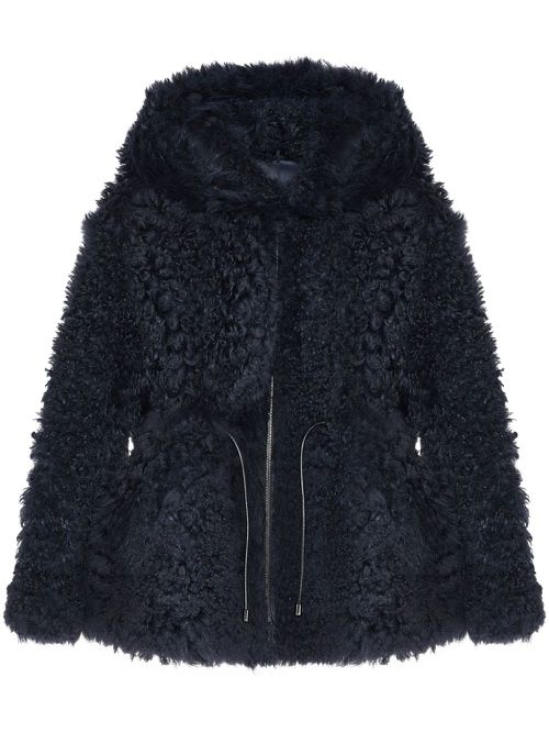 Drawstring-waist jacket - Blue