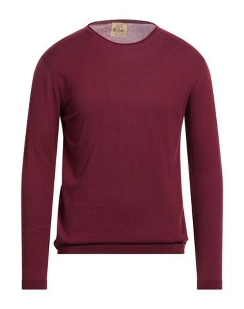 Rakkì Wear Man Sweater Burgundy Size 42 Mako Cotton