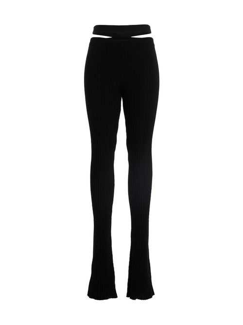 Andreādamo Ribbed Flared Trouser