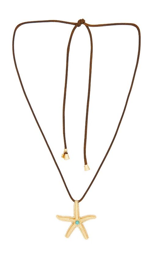 Ettika Starfish Wrap Necklace in Metallic Gold